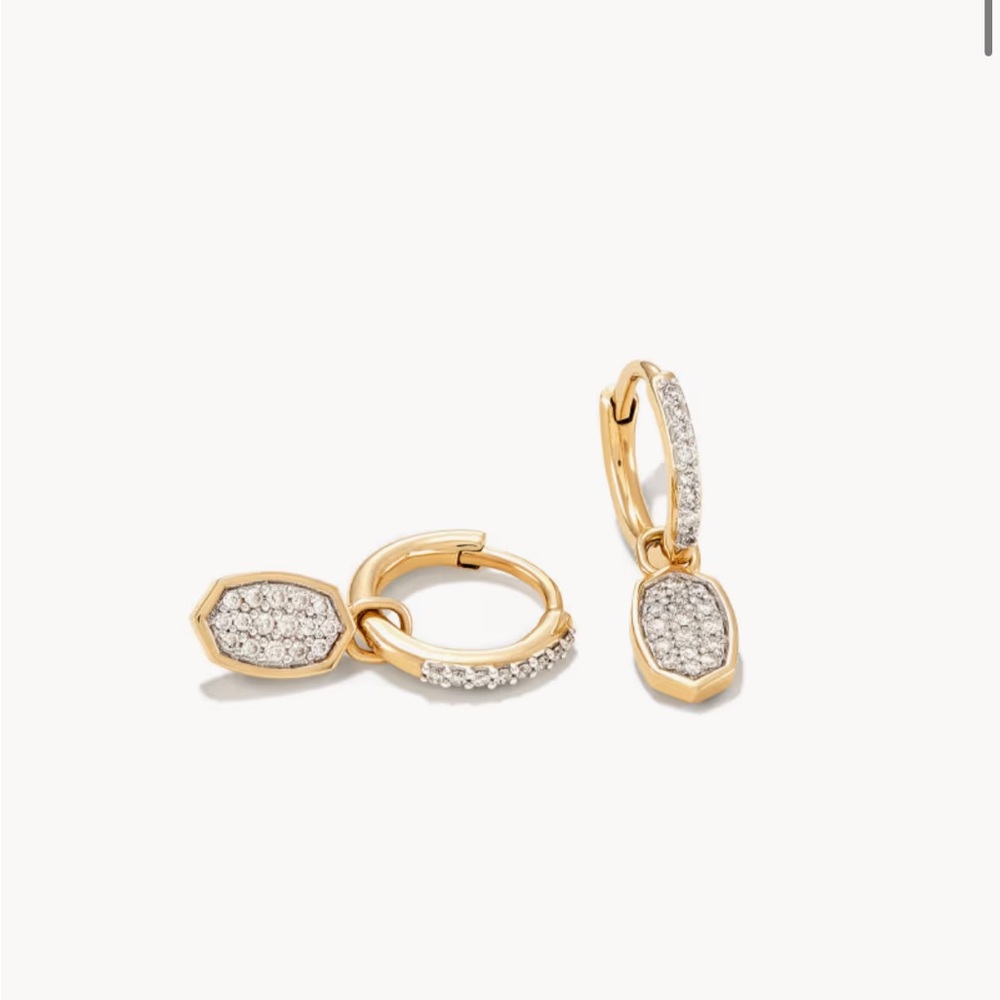 Kendra Scott Marisa 14k Yellow Huggie- NO LONGER SOLD